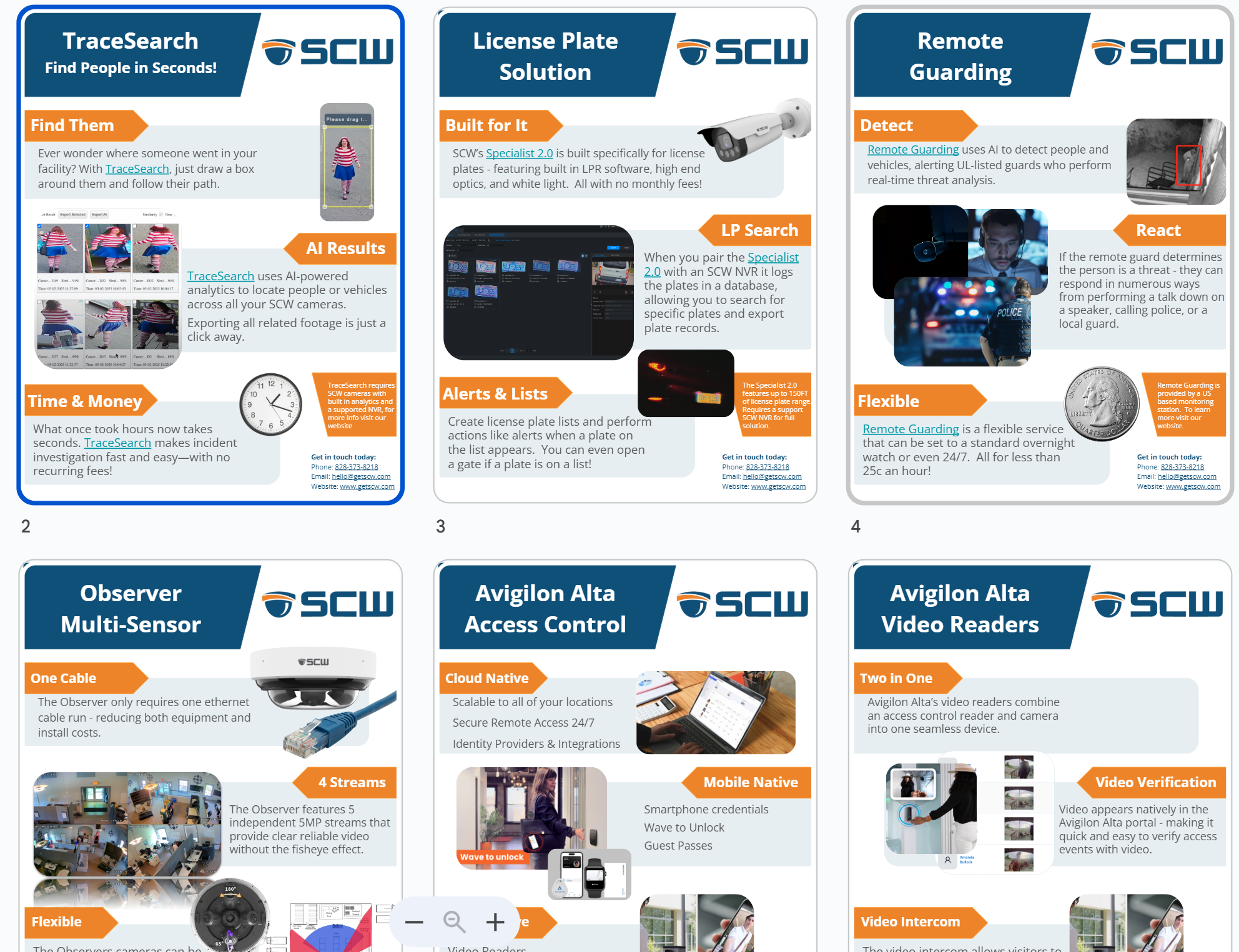 one pager screenshot